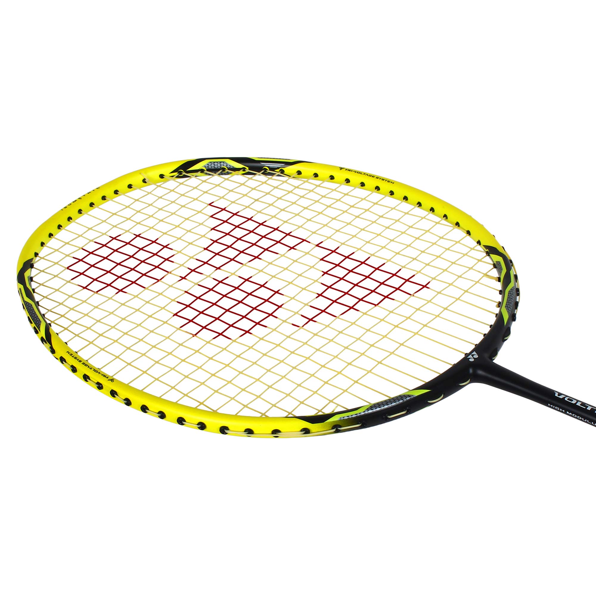 YONEX 2本SET VOLTRAGE 8S NEXIGA 90D DUEL Yonex Unisex Adult Voltric 2DG Graphite Badminton Racket - Yellow